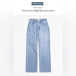 ambercrombie and fitch high rise The 90’s Relaxed size 27 4 short